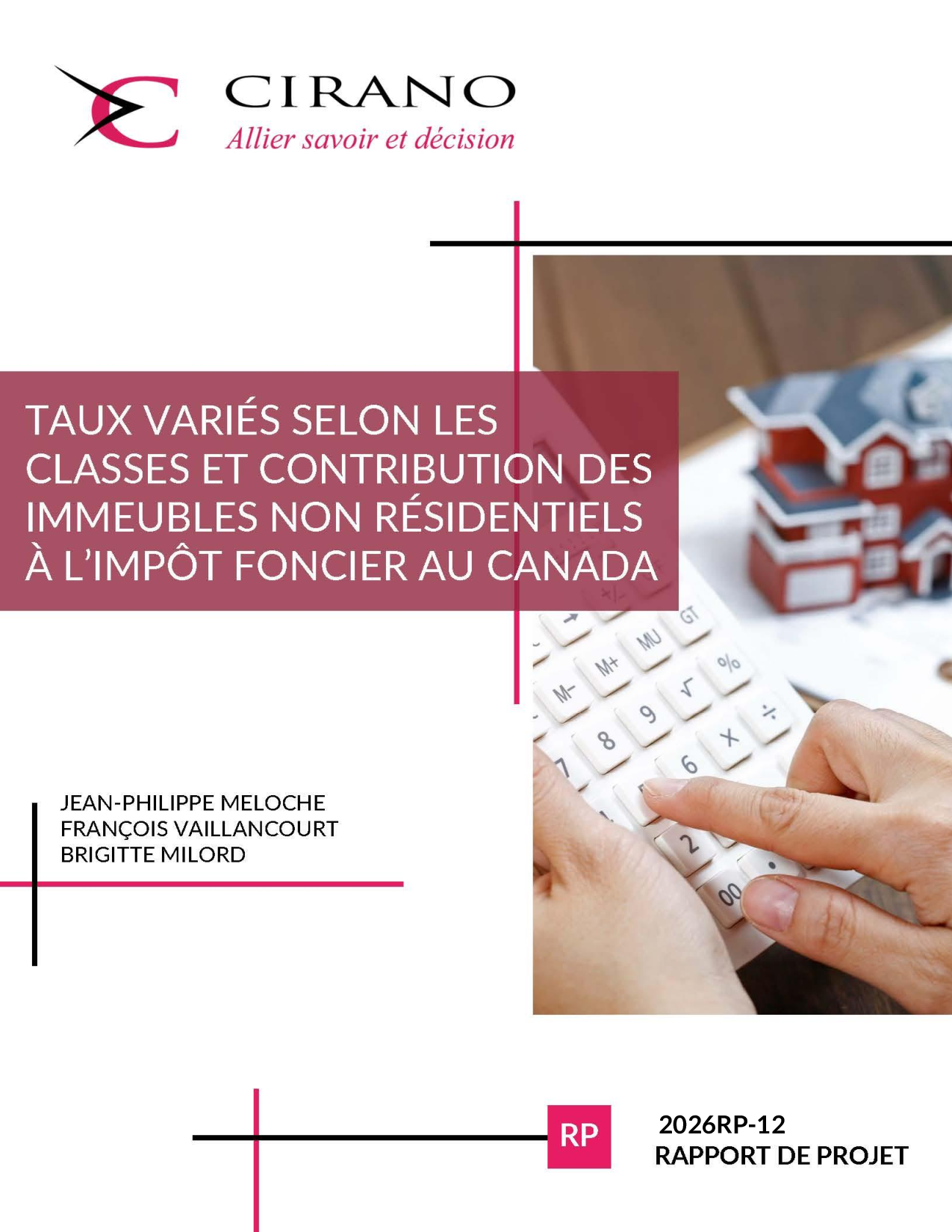 Taux variés selon les classes et contribution des immeubles non résidentiels à l’impôt foncier au Canada