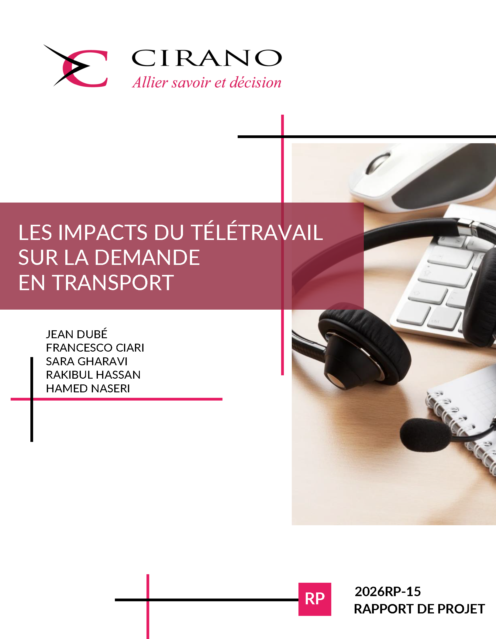 Les impacts du télétravail sur la demande en transport